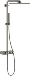 Grohe Euphoria SmartControl sprchová sada na stěnu s termostatem s dešťovou sprchou Brushed Hard Graphite 26508AL0