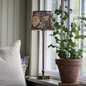 PR Home stolní lampa Liam Sofia Dahlia hnědá barva/mosaz 55cm