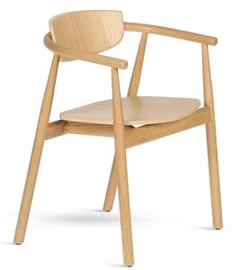 STIMA Jídelní židle křesílko GREEN - DUB - čalounění koženkou