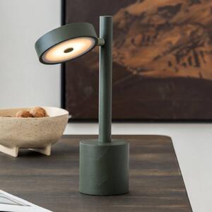 Good & Mojo GOOD MOJO LED stolní lampa Okinawa, zelená, 35 cm, dřevo, stmívatelný, Zelená, Obývací pokoj / jídelna, Dřevo, Moderní