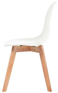 Jídelní židle Akron - 2 ks | bílé