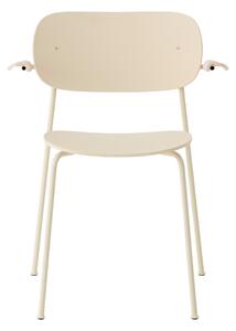 AUDO COPENHAGEN Jídelní židle Co Outdoor s područkami, Ivory