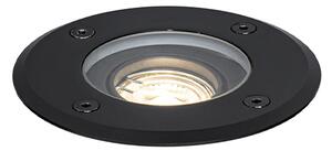 Moderní venkovní bodové svítidlo do země černé 35 mm nastavitelné IP65 - Delux