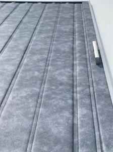 Koženkové shrnovací dveře šedé 83×200 cm TYP: plné