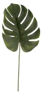 Umělá rostlina list 61cm Monstera zelená Present Time (Barva-zelená)