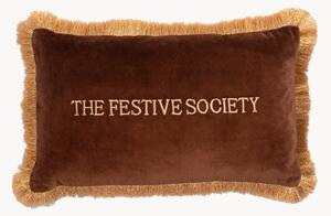 Sametový polštář The Festive Society