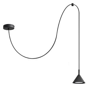 Lustr na lanku ETNA LONG 1xGX53/15W/230V černá