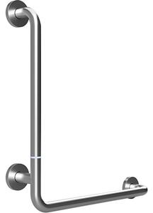 Bemeta Design HELP: Madlo, 680 mm, ve tvaru L, levé, skládané, s krytkou, nerez, mat - 301154072