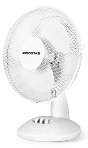 Aigostar - Stolní ventilátor 20W/230V bílá
