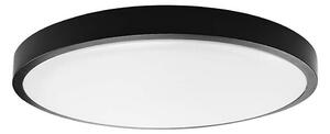 LED Koupelnové stropní svítidlo LED/18W/230V IP44 6500K pr. 25 cm černá