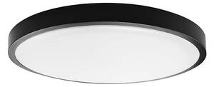 LED Koupelnové stropní svítidlo LED/18W/230V IP44 3000K pr. 25 cm černá