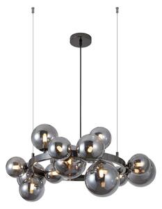 Wofi 5014-1505W - LED Lustr na lanku VILLA 15xG9/3W/230V černá