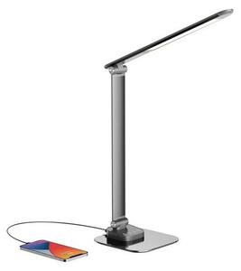 LED Stmívatelná stolní lampa s USB LED/7,5W/230V 3000K/4000K/5500K antracit