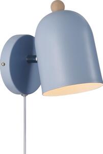 Nordlux - Nástěnné bodové svítidlo GASTON 1xE27/15W/230V modrá