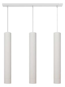 LED Lustr na lanku TUBA 3xGU10/4,8W/230V bílá