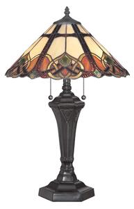 Elstead QZ-CAMBRIDGE-TL - Stolní lampa Tiffany BELLE 2xE27/75W/230V