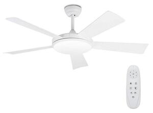 FARO 33803 - LED Stropní ventilátor SAONA LED/24W/230V bílá pr. 132 cm + DO