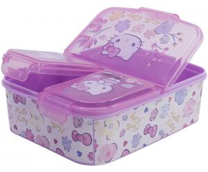 Multibox na svačinu Hello Kitty se 3 přihrádkami