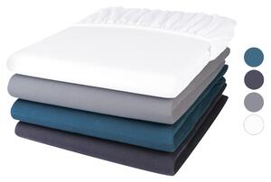 Livarno home Žerzejové napínací prostěradlo, 180-200 x 200 cm (100387731)