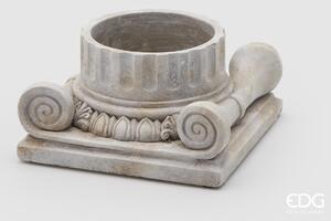 EDG Cementová váza malá dekor antický Capitello