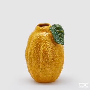 EDG Keramická váza dekor citrónu