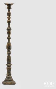 EDG Svícen kovový barva bronzová patina, výška 85 cm