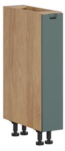 BRW Kuchyně Family Line Iris DC-15/82-C, dub hikora/boho green matt