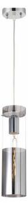 ACA DECOR Závěsné svítidlo DEJAVU max. 40W/E27/230V/IP20, barva chromu