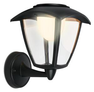 BRILONER LED nabíjecí nástěnné svítidlo, venkovní, retro, dotykový vypínač, vyměnitelné baterie, vč. USB-C kabelu, stmívatelné, IP44, černá 3929015