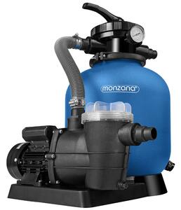 Písková filtrace k bazénu AQUA 9 600 l/h, modrá Monzana