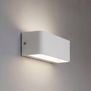 EGLO connect Smart LED venkovní nástěnné svítidlo SANIA-Z, bílá, IP55, stmívatelný, Bílá / opál, kov
