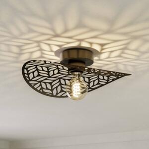 EGLO Stropní světlo SWABY, bronzová barva, Ø 40 cm, kov, E27, stmívatelný, Bronz / starožitná mosaz, Obývací pokoj / jídelna, kov