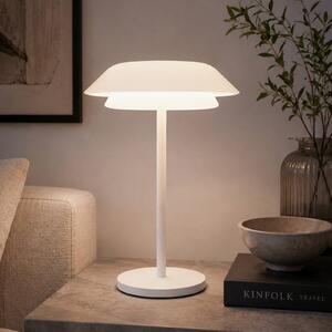 EGLO connect chytrá LED stolní lampa ARROYO-Z, bílá, 34 cm, stmívatelný, Bílá / opál, Obývací pokoj / jídelna, kov