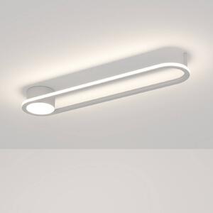 EGLO LED stropní svítidlo COLLECORVINO, bílé, délka 50 cm,, Bílá / opál, Obývací pokoj / jídelna, kov