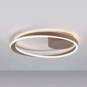 EGLO LED stropní svítidlo CAMEROTA, bronzové, Ø 41 cm, s dálkovým ovládáním, stmívatelný, Bronz / starožitná mosaz, Obývací pokoj / jídelna, kov