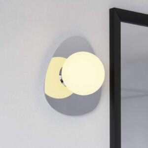 EGLO Stropní světlo CASTROVIDO, chrom, 24 cm, 1 žárovka, IP44, G9-LED, Chrom / stříbro, Obývací pokoj / jídelna, kov, Koule