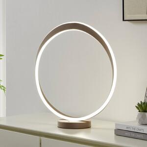 EGLO LED stolní lampa CAMEROTA, béžová, výška 44 cm, stmívatelné, stmívatelný, Krémová / jantar, Obývací pokoj / jídelna, kov