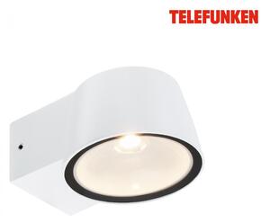 BRILONER TELEFUNKEN LED venkovní nástěnné svítidlo, IP54 voděodolné a prachotěsné, bílý hliník 323006TF