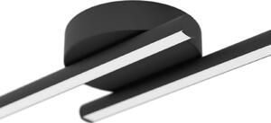 EGLO connect Smart LED stropní svítidlo FLATRON-Z, černé, 80 cm, stmívatelný, Černá, Obývací pokoj / jídelna, kov