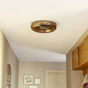 EGLO LED stropní svítidlo CONISTARINO, hnědé, Ø 40 cm, prstenec, Hnědá / rez, Obývací pokoj / jídelna, kov