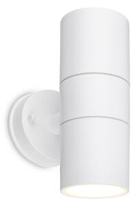 BRILONER Venkovní nástěnné svítidlo, IP54 voděodolné a prachotěsné, Up/Down, 16cm výška, bílé 3792026