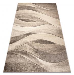 Makro Abra Kusový koberec FUSION 1617 Vlnky Moderní Abstraktní béžový krémový Rozměr: 80x150 cm
