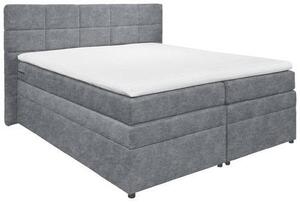POSTEL BOXSPRING, 180/200 cm, antracitová MID.YOU - Postele s úložným prostorem, Online Only
