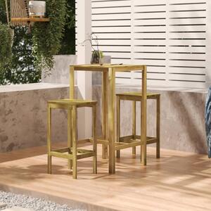 Barový stůl 60 x 60 x 110 cm impregnovaná borovice