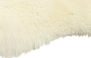 Kusový koberec Ovčí kožešina velká krémově bílá BARVA: Bílá, ROZMĚR: 70x110 cm