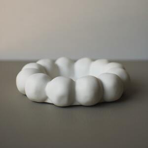 DBKD Dekorativní podnos Bright Plate - White DK348