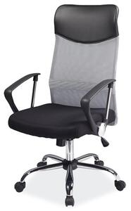 Kancelářská židle SIGQ-025 černá/šedá