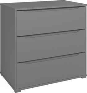 Kredenc Vicco Ruben Antracit 48 x 77.6 cm se 3 zásuvkami, Model 40101