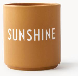 Designový pohárek s nápisem Favourite SUNSHINE