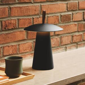 Nabíjecí stolní lampa Ara To-Go LED, hliník, černá